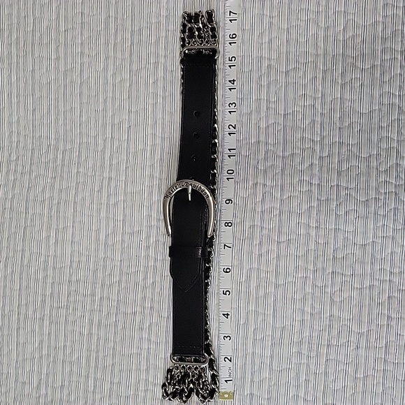 Harley Davidson Leather & Chain Belt - Picture 7 of 9